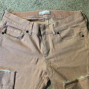 Loft straight leg pinstripe Jeans